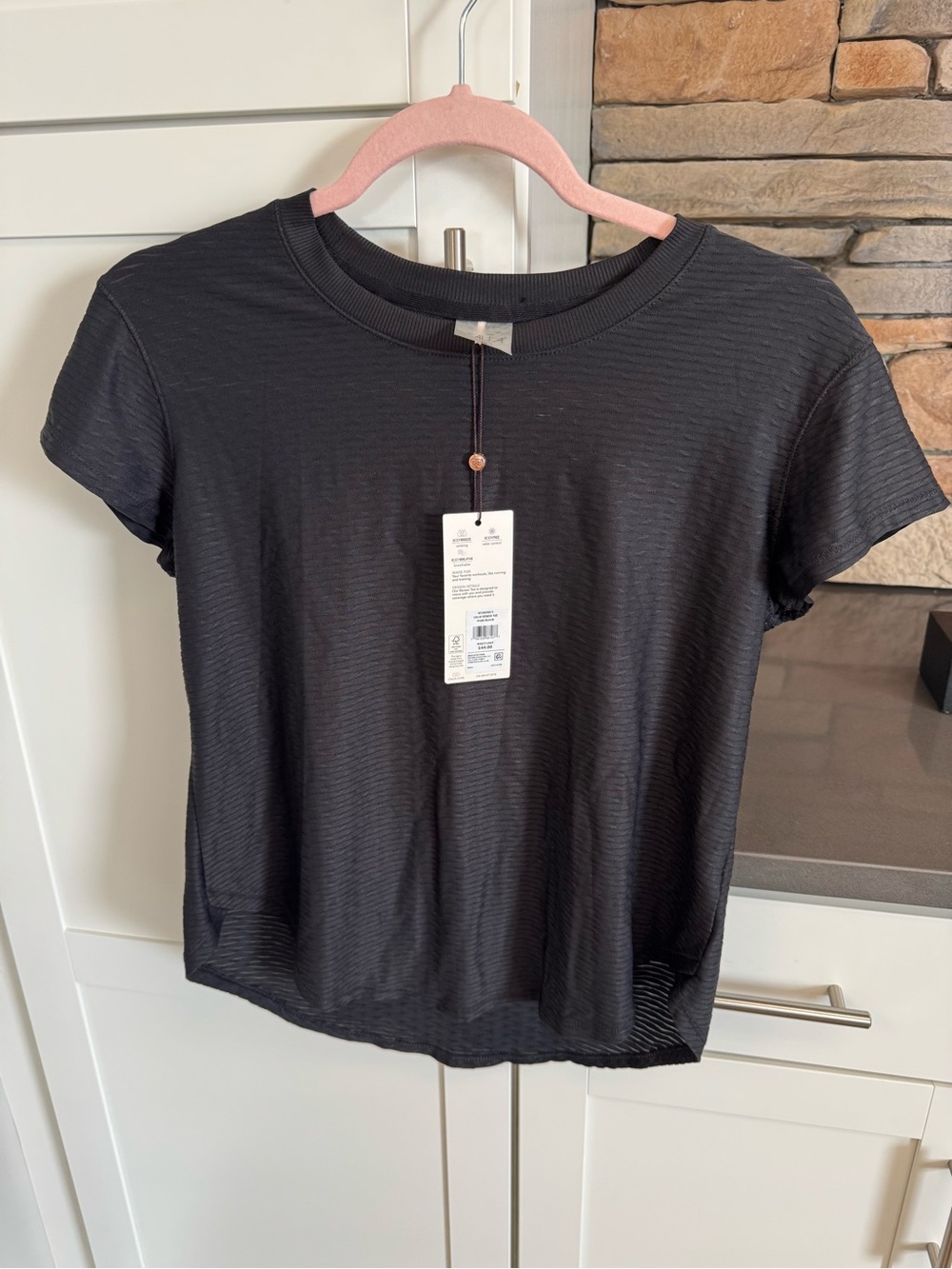 Women’s Calia Renew Tee / Pure Black……Size Small……NWT……Retails $44